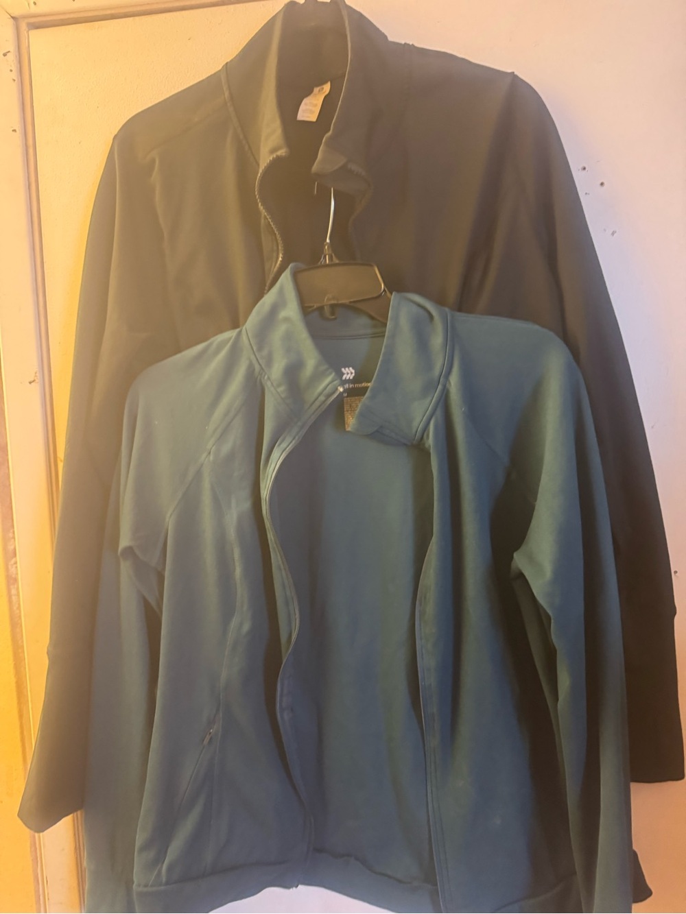 Two all in motion Teal Lightweight Full-Zip Jacket